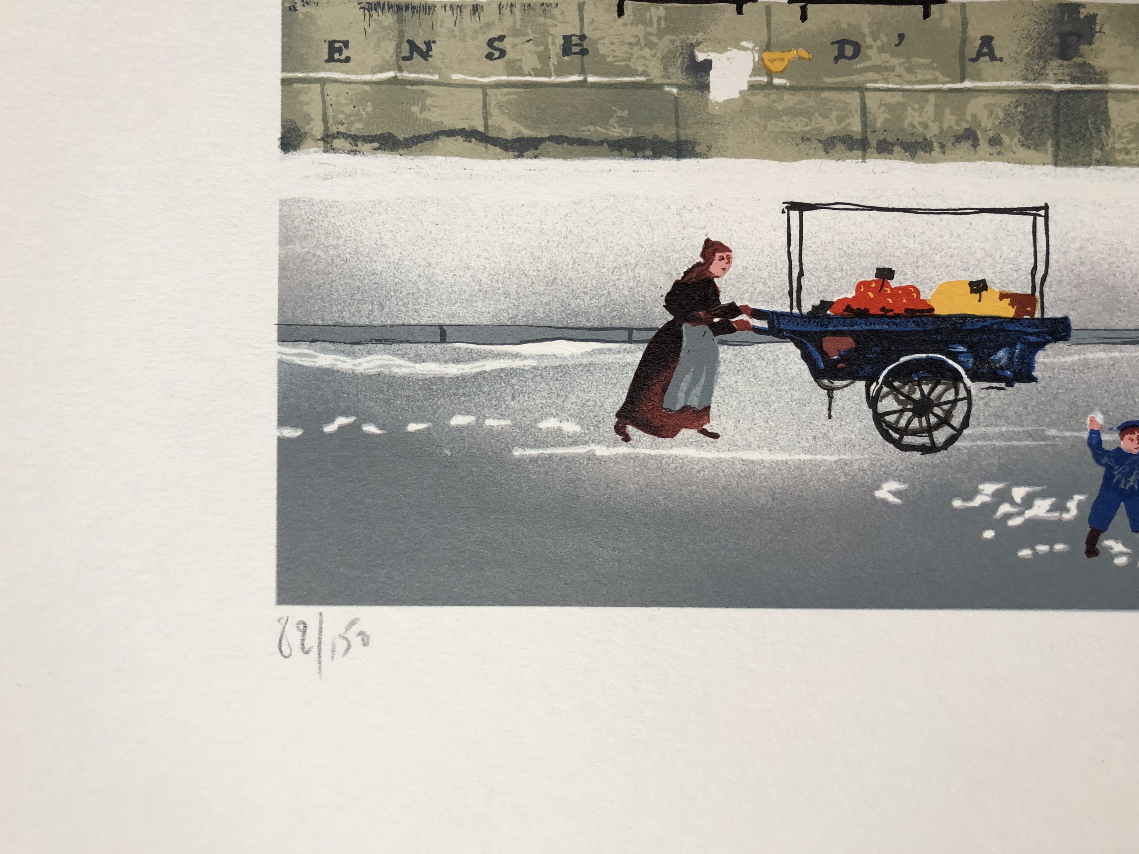 Michel Delacroix - La Neige sur la Seine kopen? Bied vanaf 80!