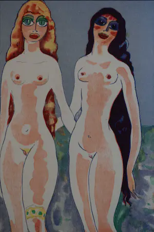 Kees van Dongen - Houtgravure - Les Femmes Colombes kopen? Bied vanaf 50!