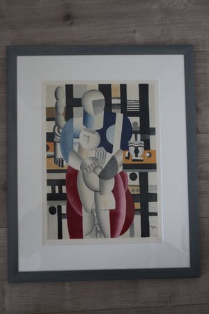 AcheterFernand Leger - La femme et l`enfant - uit Derriere le miroir 79-80-81 / 1955? Enchérissez de 75!
