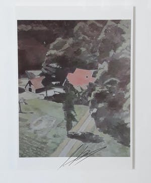 Luc Tuymans - Handgesigneerde kaart 'Backyard' kopen? Bied vanaf 295!