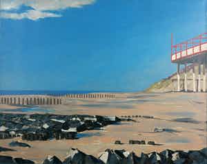 Valentin Bakardjiev - Olieverf op Doek, Early Spring in Zeeland(Groot) verkocht voor € 100!