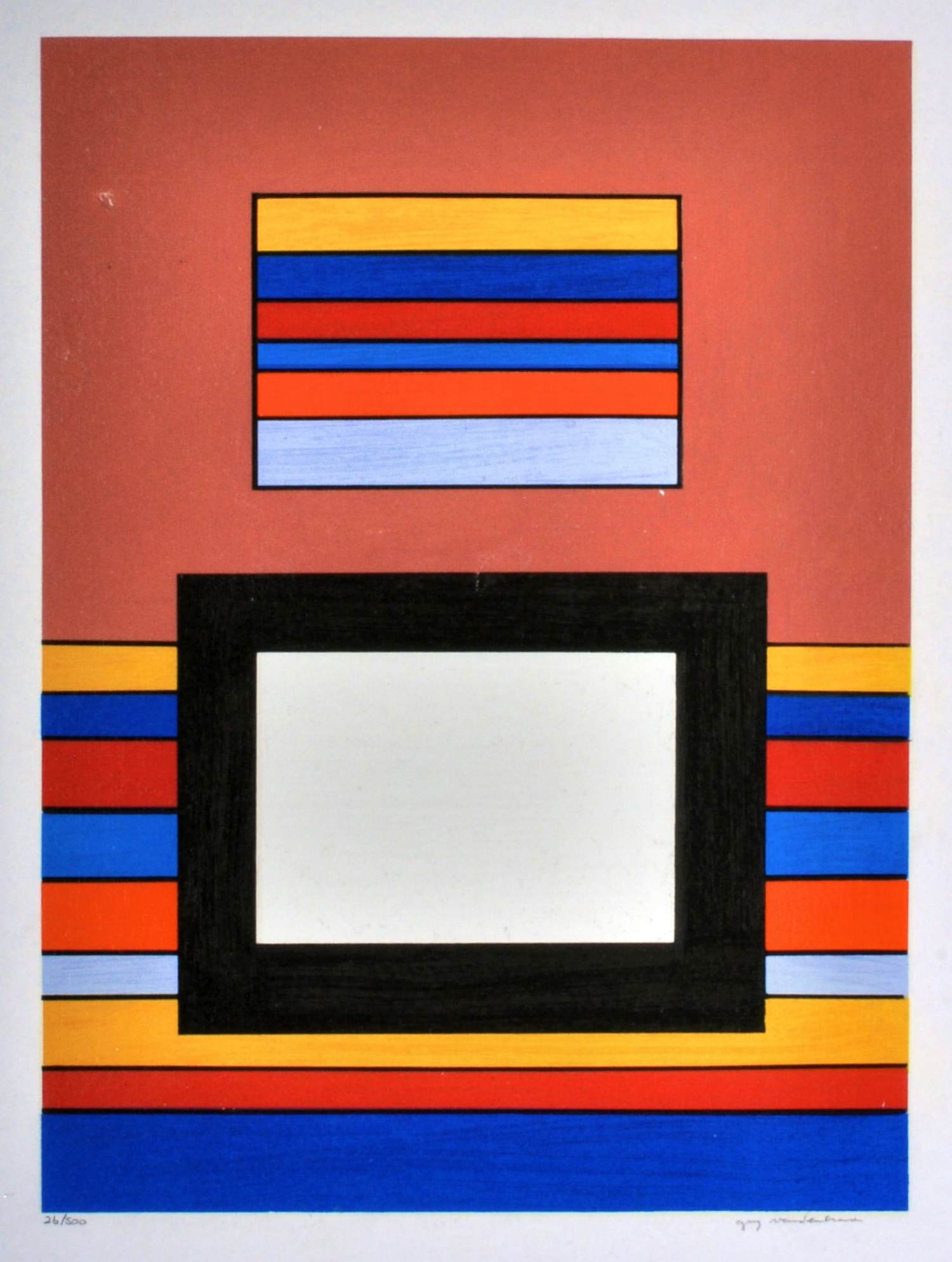 Guy Vandenbranden - Zeefdruk - Gesigneerd - 60x50 cm kopen? Bied vanaf 50!