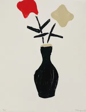 Fons Haagmans - vaas met twee bloemen kopen? Bied vanaf 75!