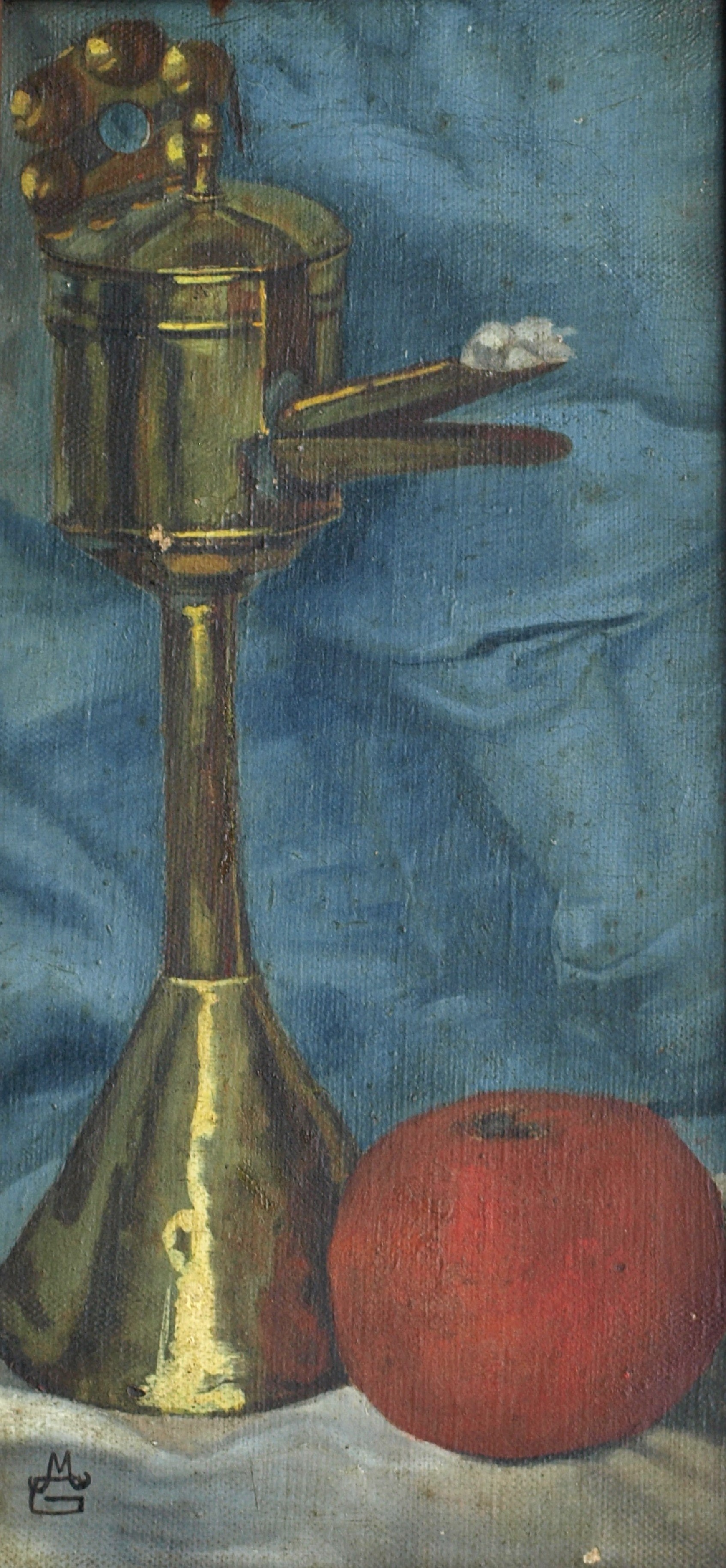 Maria Johanna Goemans - Olieverf op doek , Stilleven – gesigneerd & ingelijst – ca 1920 verkocht voor € 50!