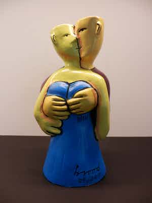 Herman Brood - Sculptuur ALS IK JOU NIET HAD--- GROOT!! HOOGTE 25 CM. verkocht voor € 175!