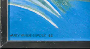 Harry van den Broek - Olieverf op doek, Zonder titel - Ingelijst (Zeer groot) kopen? Bied vanaf 200!