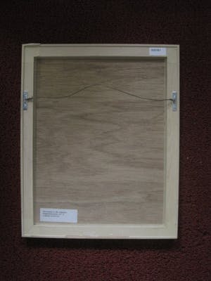 Niet of onleesbaar gesigneerd - Uit KLM collectie - Intrigerende Collage - bamboe/inkt/zilververf - gesigneerd kopen? Bied vanaf 1!