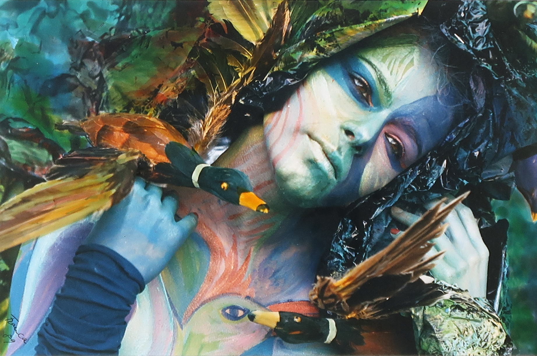 Franca Muller Jabusch - Handbewerkte foto, Eendenmeisje kopen? Bied vanaf 35!