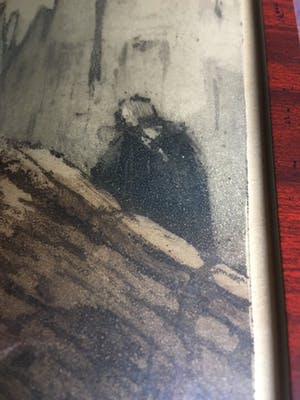 Niet of onleesbaar gesigneerd - Stadsgezicht - kleuren ets kopen? Bied vanaf 10!