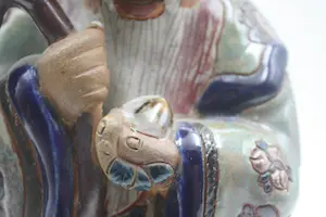 Niet of onleesbaar gesigneerd - SHOU LAO.China, Shiwan-Ware, 19e eeuw kopen? Bied vanaf 1!