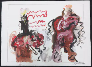 Anton Martineau - Gouache, Zonder titel kopen? Bied vanaf 60!