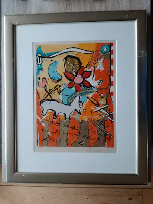 Miriam Slaats - Zeefdruk 'Lente' kopen? Bied vanaf 40!