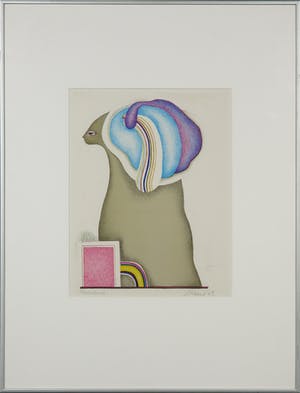 Jorg Reme - Litho, Figuur - Ingelijst kopen? Bied vanaf 35!