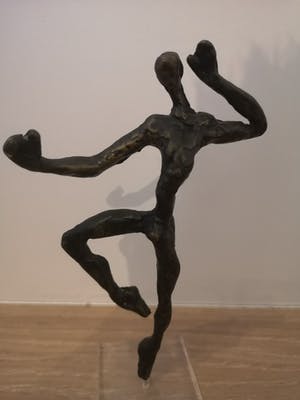 Brons (Onbekend) - Mannelijk sculptuur met onbekende inscriptie kopen? Bied vanaf 45!
