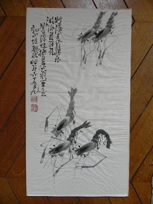 Niet of onleesbaar gesigneerd - "Shrimps" kopen? Bied vanaf 1!