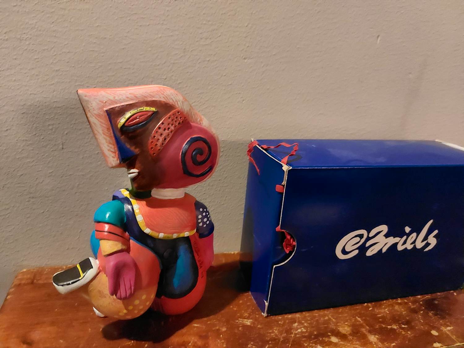 Clemens Briels - NIEUW Schitterend 2 zijdig beeldje 2003 Statue of Liberty verkocht voor € 69!