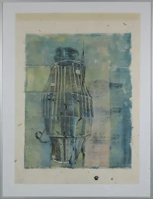 Buy Sophie Mellema - Lot van 7 werken op papier in diverse technieken - Ingelijst? Bid from 60!