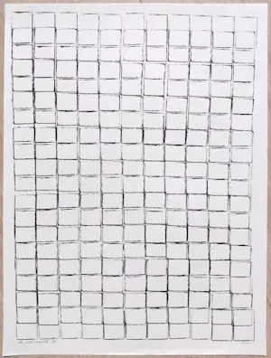 Christiaan Paul Damste - Zero compositie, tekening op papier kopen? Bied vanaf 100!