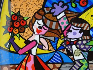 Romero Britto - Designschaal serie Artis et Orbis 2012 kopen? Bied vanaf 45!