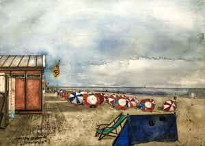 Maarten Kemper - Scheveningen Strand verkocht voor € 75!
