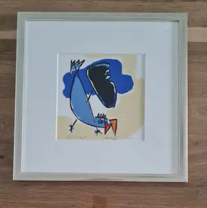 Paul Elshout - Elshout, Paul | Zeefdrukken Vogel I+II+III lijstafmetingen 39,5 x 39,5 cm kopen? Bied vanaf 100!