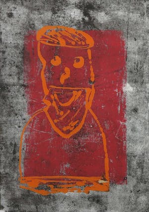 Henk Mol - Monotype, Van Gogh - Ingelijst kopen? Bied vanaf 20!