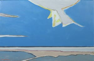 Paul Overhaus - Olieverf op doek, Zonsondergang I - Ingelijst kopen? Bied vanaf 1!