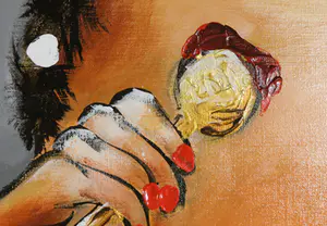 Theo Broeren - Acryl op doek, Gouden trio (Zeer groot) kopen? Bied vanaf 150!