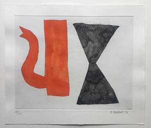 Klaas Gubbels - ets met aquarel ingekleurd ‘Soestdijk’ - 2014 kopen? Bied vanaf 275!