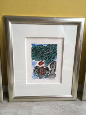 Corneille - 4 stuks prachtig ingelijste Corneille ‘s kopen? Bied vanaf 485!