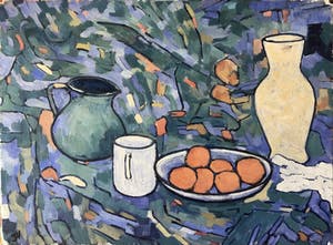 Jan Willem Versteeg - Still life with fruit jug and vase kopen? Bied vanaf 90!
