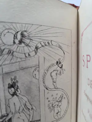 Felicien Rops - Frontispice. Heliogravure. Uit beroemd boek. kopen? Bied vanaf 275!