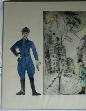 Margit Willems - Zeer grote ingelijste ets , When you dance, you do not Tango – 1989 - nr. 5 / 7 kopen? Bied vanaf 100!