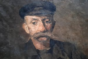 Arie van Mever - Portret Dhr. Valk - olieverf - groot - ingelijst - 21565 kopen? Bied vanaf 1!