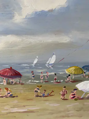 Henk Poeder - Strand gezicht kopen? Bied vanaf 158!