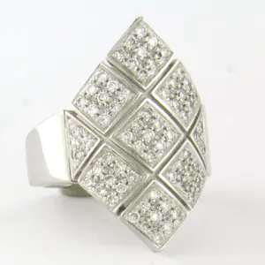 Zancan HRD rapport 18k gouden ring met briljant geslepen diamant tot. 0.80ct kopen? Bied vanaf 1550!