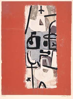 Corneille - Zeefdruk, Charlie Parker verkocht voor € 100!