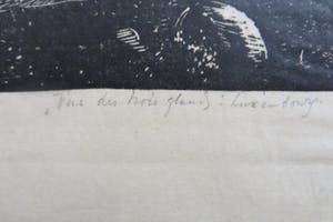 Salomon Garf - Gezicht op Boullion,Stad in Luxemburg en portret van een boer kopen? Bied vanaf 15!