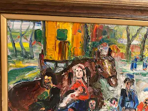 AcheterAntoon Kruysen - (1898-1977) - Zigeuner familie bij paarden? Enchérissez de 650!