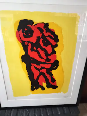 Karel Appel - Personage rouge et jaune kopen? Bied vanaf 1395!