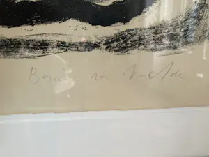 Bram van Velde - Zwart-wit litho uit 1966 kopen? Bied vanaf 350!