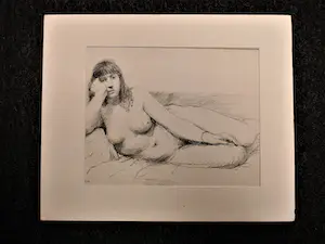 Aat Veldhoen - TWEE(2) Rotaprenten "donkere vrouw" & "Diny" potloodgesigneerd kopen? Bied vanaf 48!