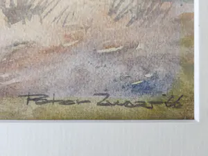 Peter Zwart - (Pieter Willem Zwart) - Aquarel landschap kopen? Bied vanaf 100!