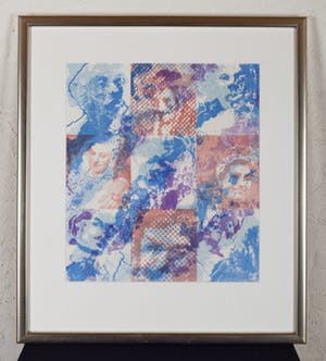 Niet of onleesbaar gesigneerd - (oplage niet zichtbaar) - zeefdruk op papier kopen? Bied vanaf 10!