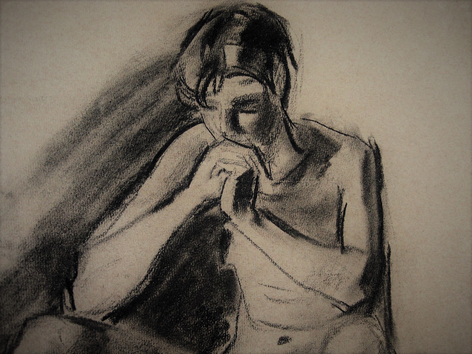 Niet of onleesbaar gesigneerd - dubbelzijdige tekening van vrouwelijk naakt gesigneerd kopen? Bied vanaf 1!