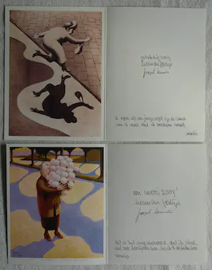 Herman Gordijn - 19 Nieuwjaarskaarten (1975-2017) met gedicht M. Vasalis ; 6x handgesigneerd kopen? Bied vanaf 1!
