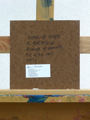 Gerard Boersma - Star Of Hope (Vrouw kijkend naar schilderij van Robert Indiana) kopen? Bied vanaf 75!