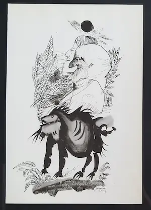 Lucebert - Litho uit 1959 kopen? Bied vanaf 75!