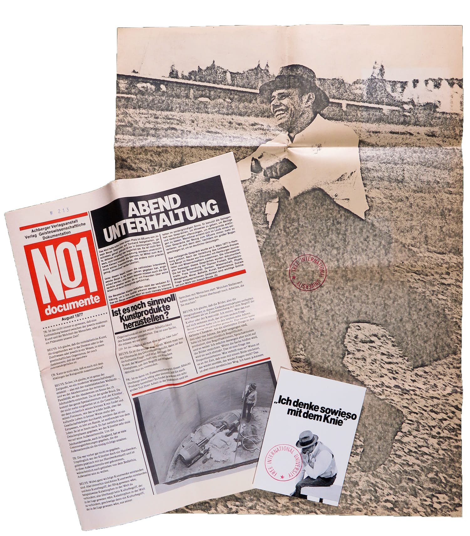 Joseph Beuys - Multiple - No1 Documente, Abendunterhaltung kopen? Bied vanaf 200!