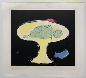 Eugene Brands - kleurenzeefdruk - 'The Grapes' - 1988 kopen? Bied vanaf 1!